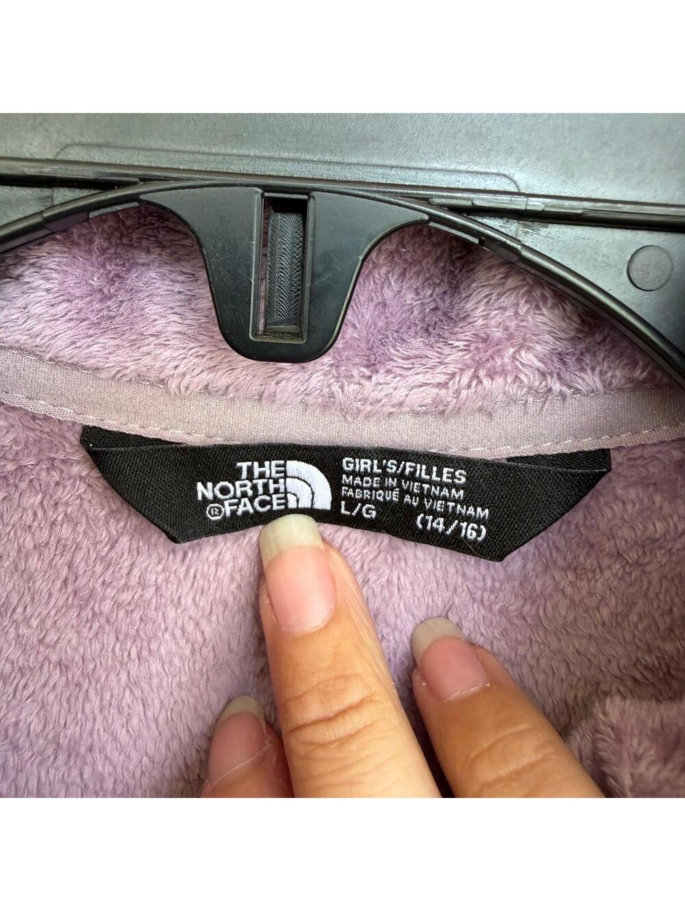 The North Face‎ Girls Osolita Full-Zip Fleece Jacket Large 14/16 - Picture 2 of 3